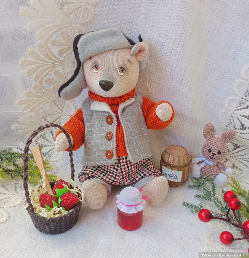 Платоша — Авторские мишки Тедди и друзья: фото (фото 6)