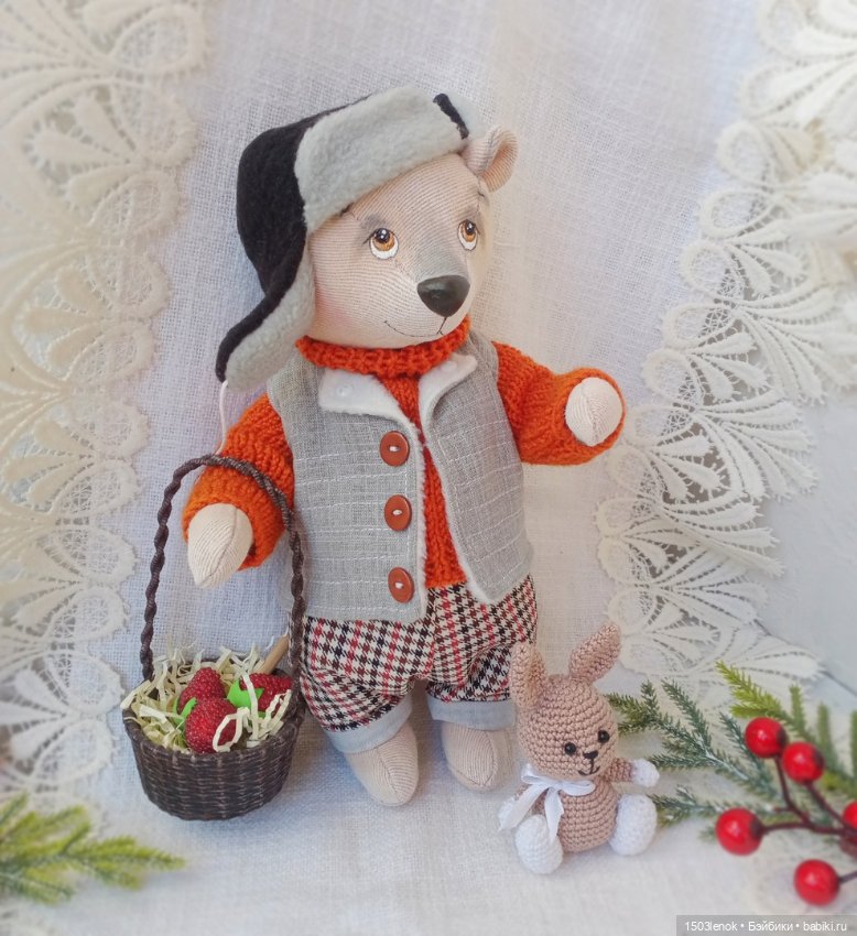 Платоша — Авторские мишки Тедди и друзья: фото (фото 4)