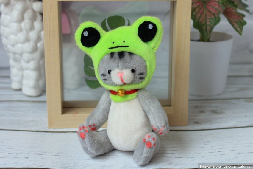 Милые котики — Авторские мишки Тедди и друзья: фото (фото 5)