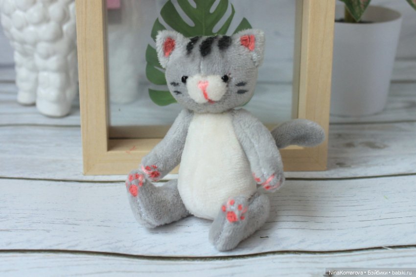 Милые котики — Авторские мишки Тедди и друзья: фото (фото 6)