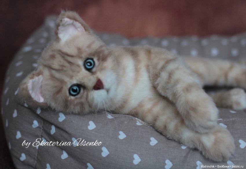 Котенок Боня, "живая" игрушка (фото 2)