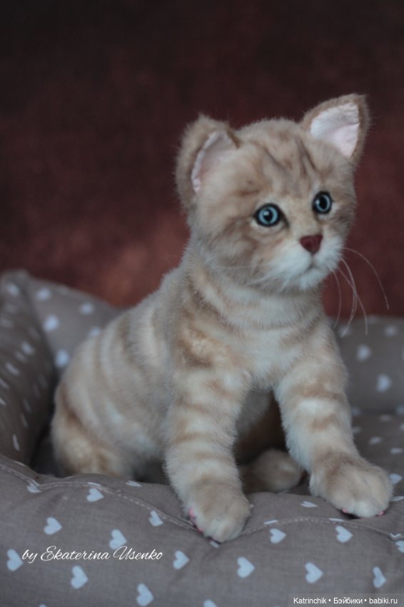 Котенок Боня, "живая" игрушка