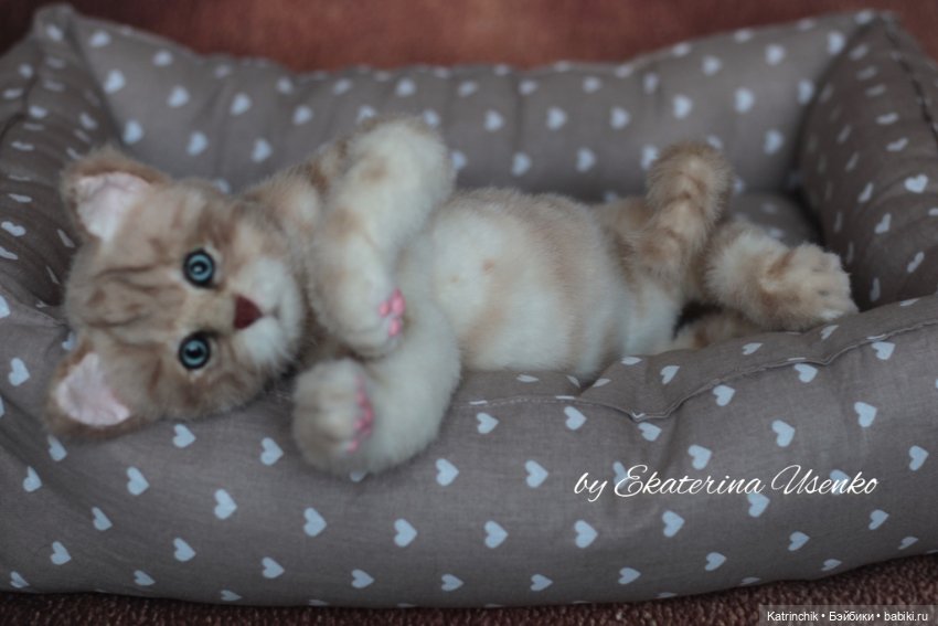 Котенок Боня, "живая" игрушка