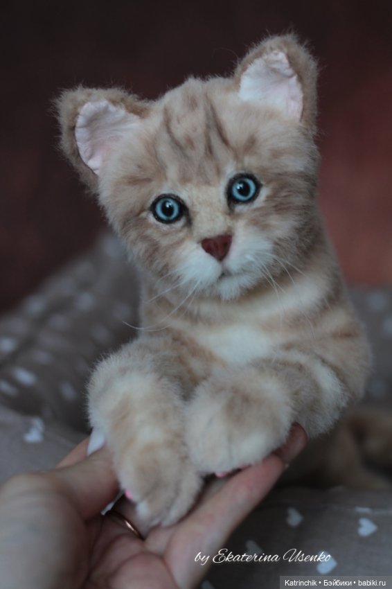 Котенок Боня, "живая" игрушка