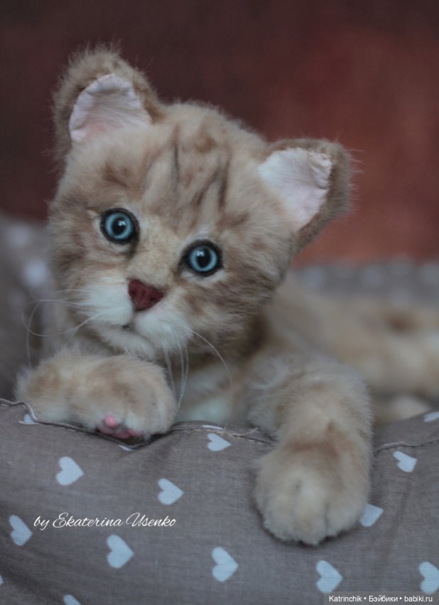 Котенок Боня, "живая" игрушка (фото 5)