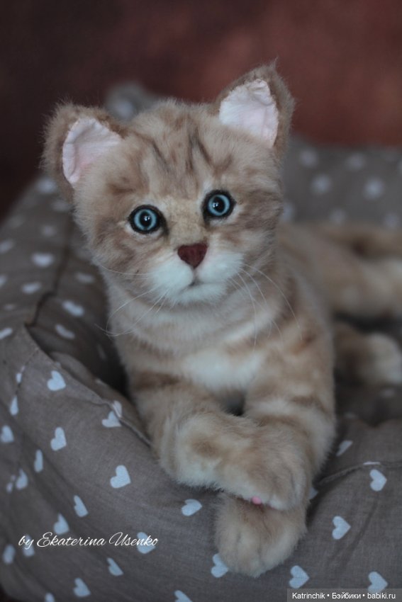 Котенок Боня, "живая" игрушка (фото 10)