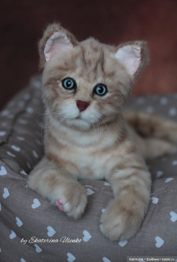 Котенок Боня, "живая" игрушка