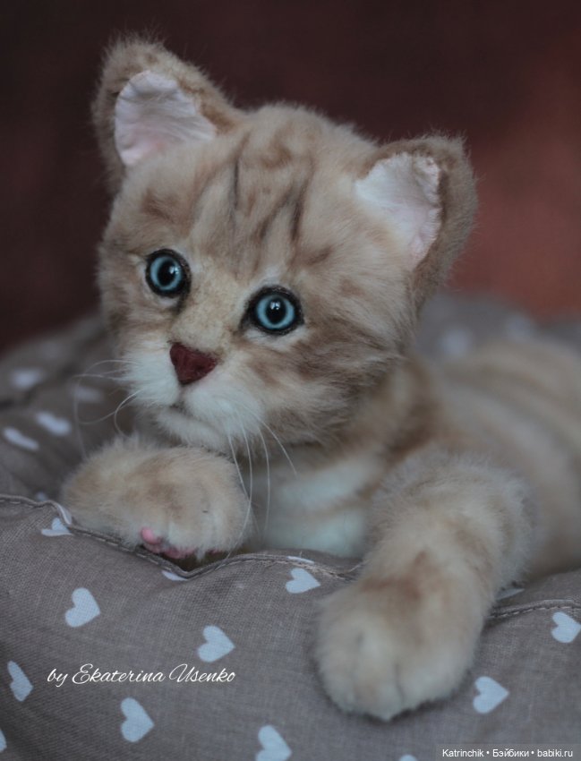 Котенок Боня, "живая" игрушка (фото 8)