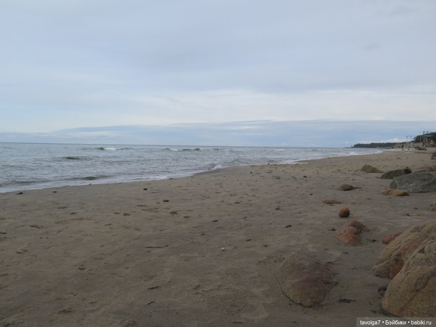 Пляж в Светлогорске на Мабон