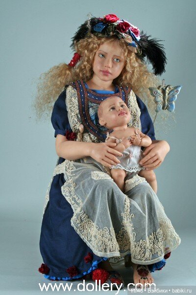 Авторские куклы Ротраут Шротт (фото 7)