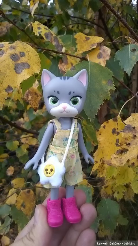 Белла Мяу и осенние листья (и опрос)
