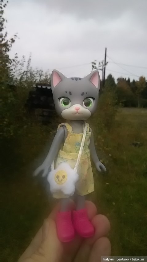 Белла Мяу и осенние листья (и опрос)