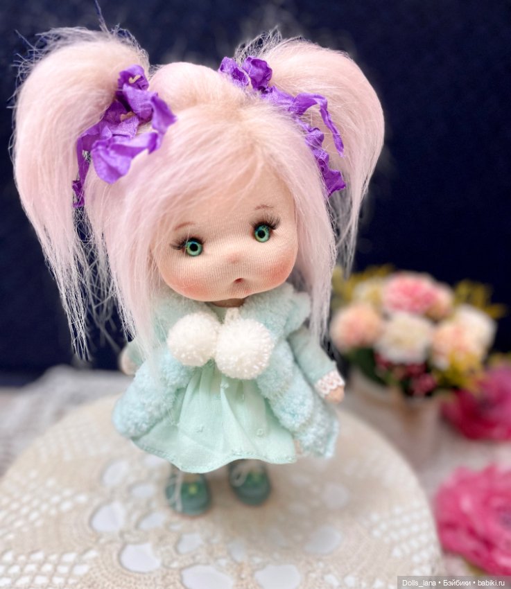 Интерьерная текстильная кукла (фото 2)