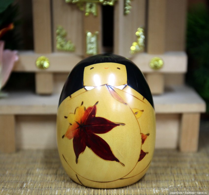 Кокэси в форме яйца на выставке "Япония. Куклы, сказки и легенды" (фото 2)