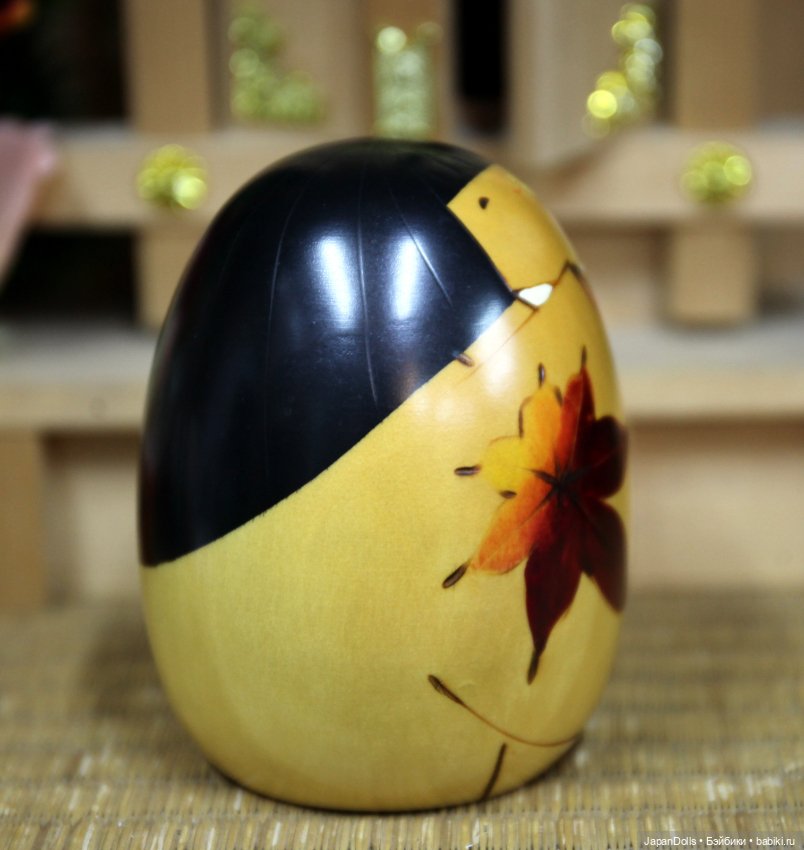 Кокэси в форме яйца на выставке "Япония. Куклы, сказки и легенды" (фото 6)