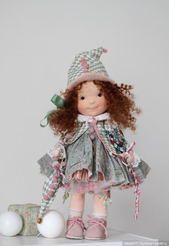 Полли — Авторские текстильные куклы: Вальдорфские (фото 6)