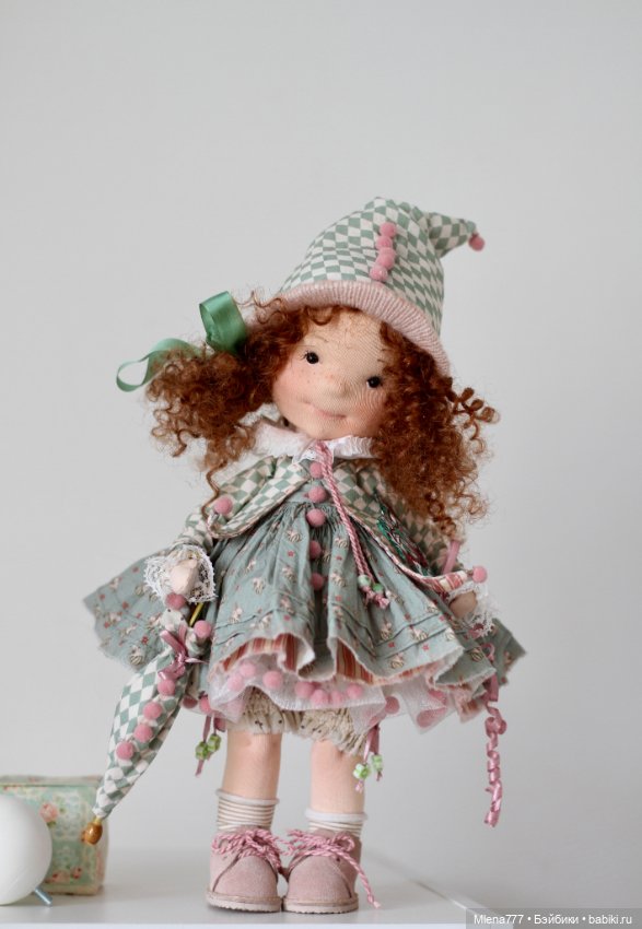Полли — Авторские текстильные куклы: Вальдорфские (фото 7)