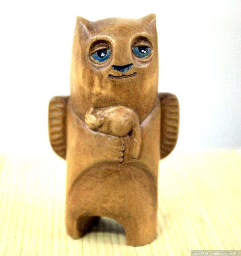 "Кошачий ангел" на выставке "Куклы с характером. Четвертая высота"