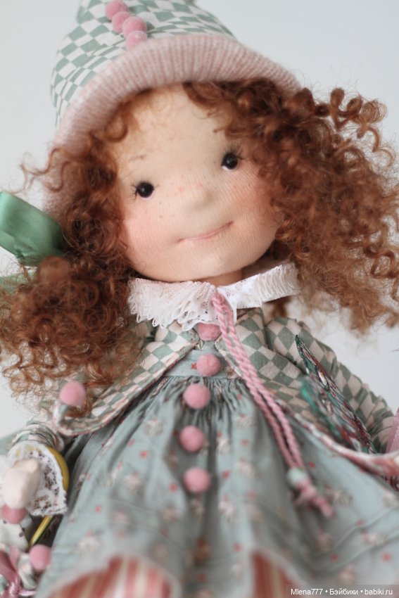 Полли — Авторские текстильные куклы: Вальдорфские (фото 8)