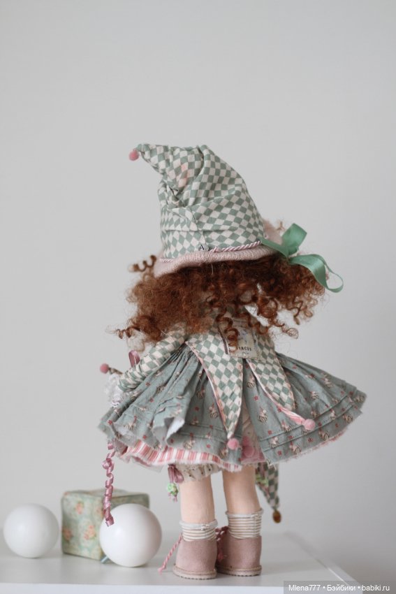 Полли — Авторские текстильные куклы: Вальдорфские (фото 4)
