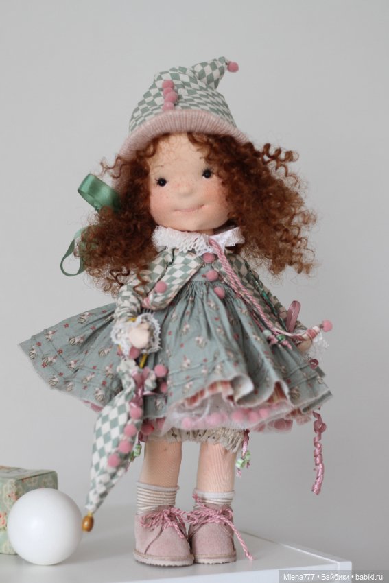 Полли — Авторские текстильные куклы: Вальдорфские (фото 2)