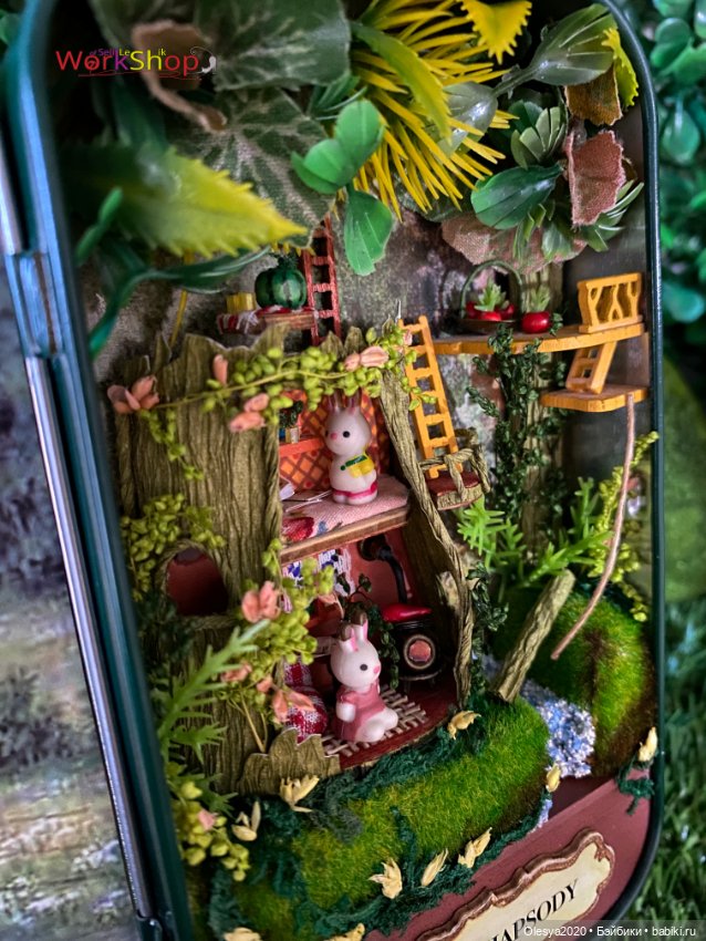 Шкатулка с домиком в дереве 😃 (фото 8)