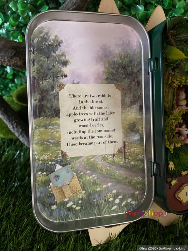 Шкатулка с домиком в дереве 😃 (фото 7)