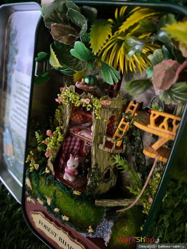 Шкатулка с домиком в дереве 😃 (фото 4)