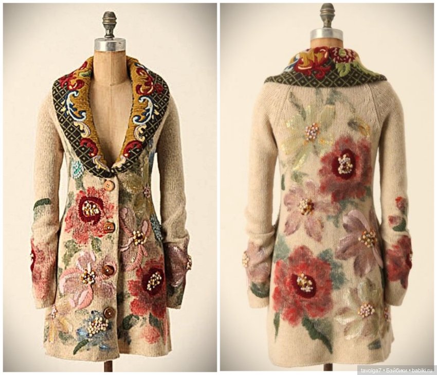 Пальто и куртки в бохо стиле ручной работы
