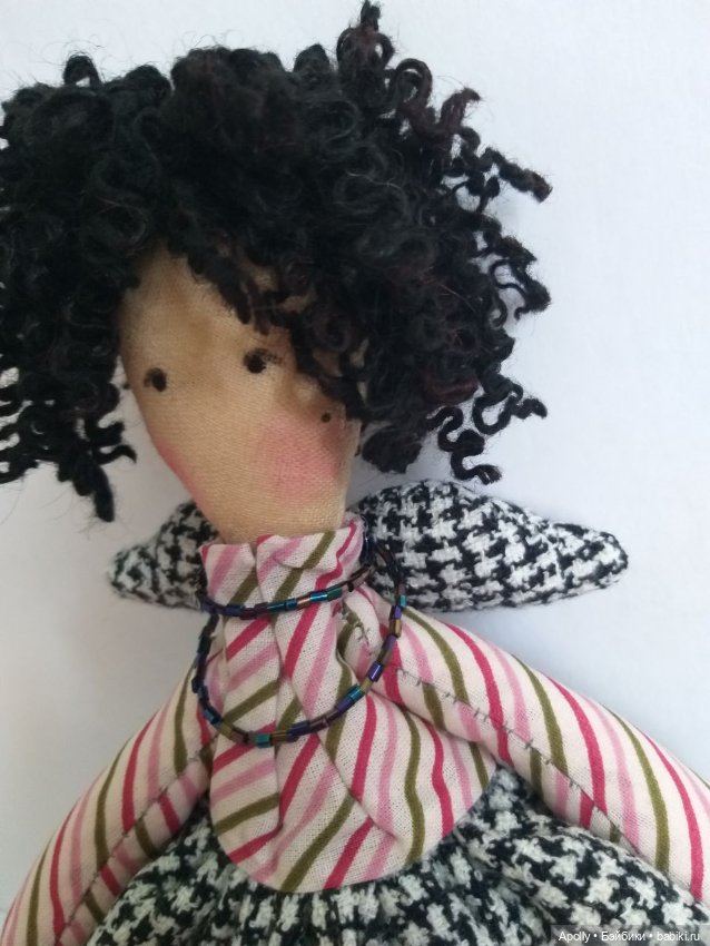Клетчатая феечка — Авторские текстильные куклы: Вальдорфские (фото 6)