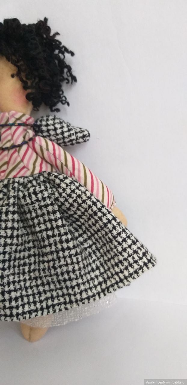 Клетчатая феечка — Авторские текстильные куклы: Вальдорфские (фото 4)