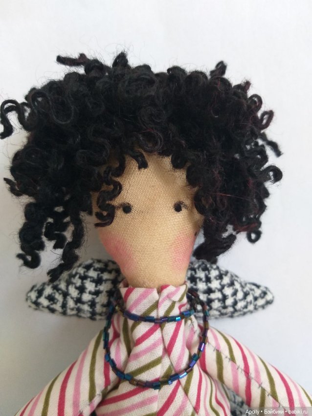 Клетчатая феечка — Авторские текстильные куклы: Вальдорфские