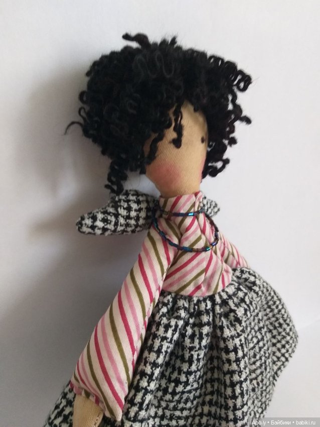 Клетчатая феечка — Авторские текстильные куклы: Вальдорфские (фото 2)