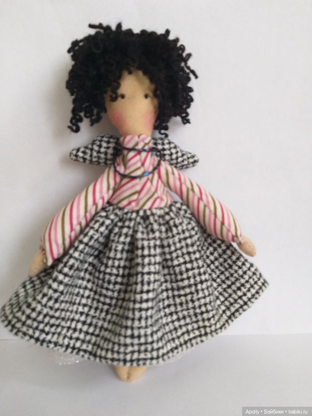 Клетчатая феечка — Авторские текстильные куклы: Вальдорфские (фото 10)