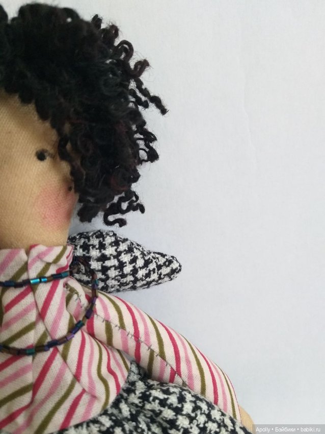 Клетчатая феечка — Авторские текстильные куклы: Вальдорфские (фото 3)