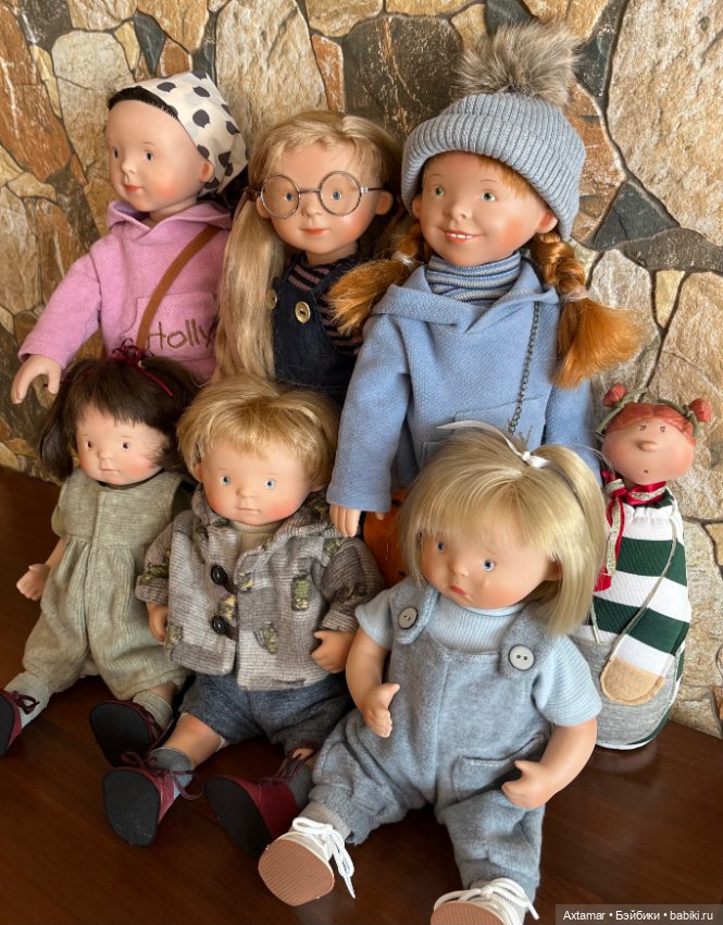 Holly- Milly, тройняшки🍒 — Испанские куклы (разное): Vestida de Azul