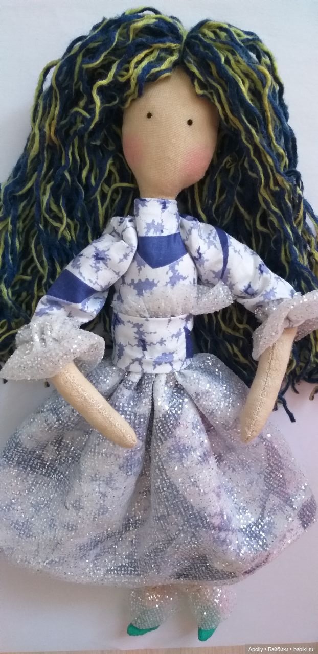 Морская царевна — Авторские текстильные куклы: Вальдорфские (фото 7)