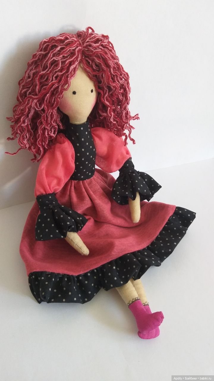 Розовая дама — Авторские текстильные куклы: Вальдорфские (фото 2)