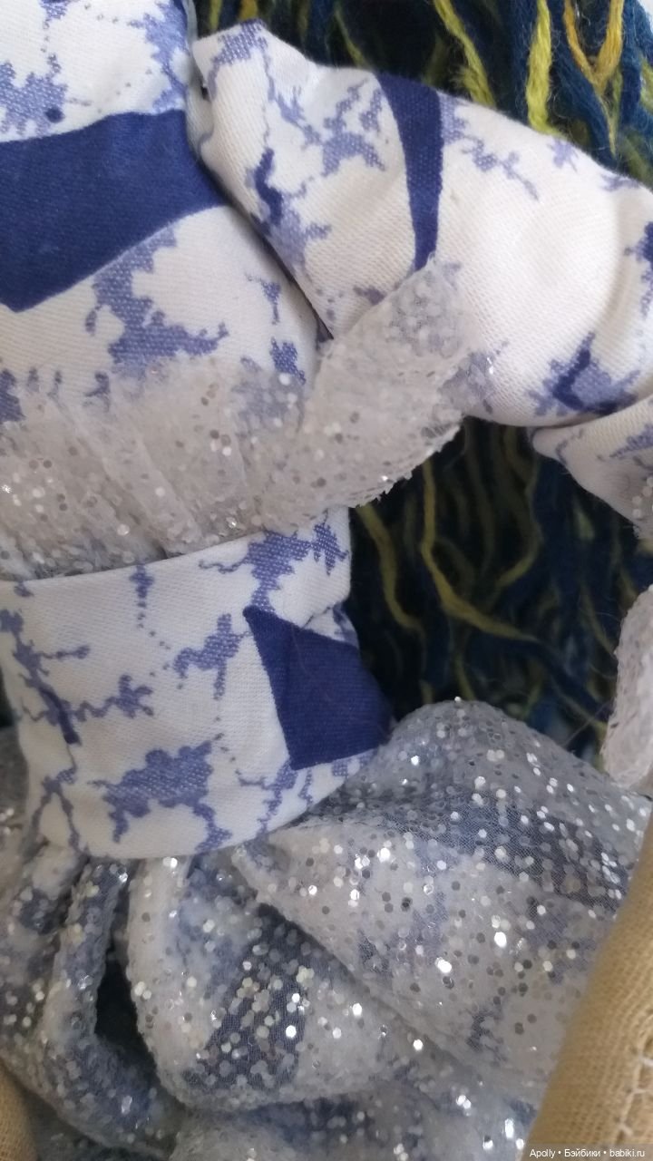 Морская царевна — Авторские текстильные куклы: Вальдорфские (фото 4)