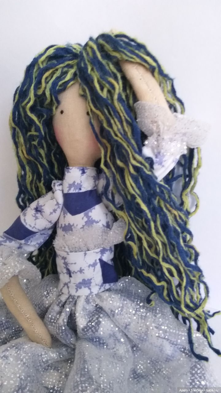 Морская царевна — Авторские текстильные куклы: Вальдорфские (фото 3)