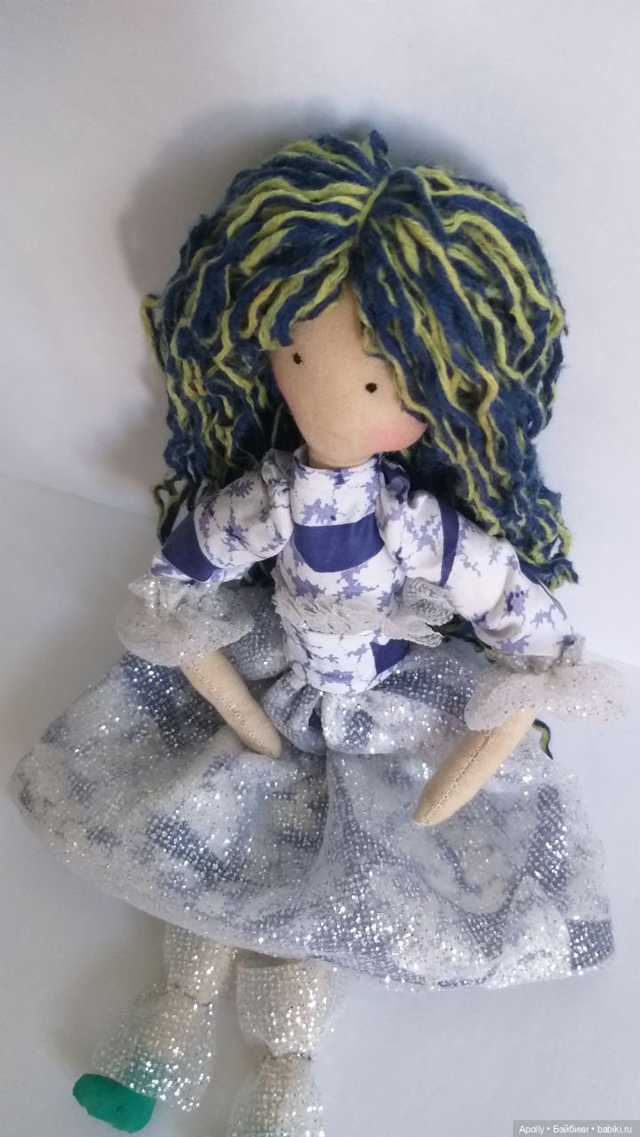 Морская царевна — Авторские текстильные куклы: Вальдорфские (фото 6)