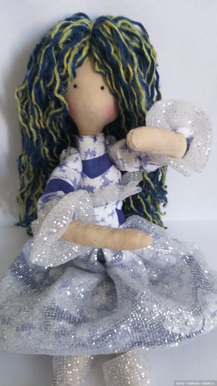 Морская царевна — Авторские текстильные куклы: Вальдорфские (фото 8)