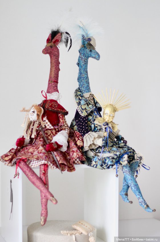 Карнавал Венеция — Авторские текстильные куклы: Вальдорфские (фото 3)