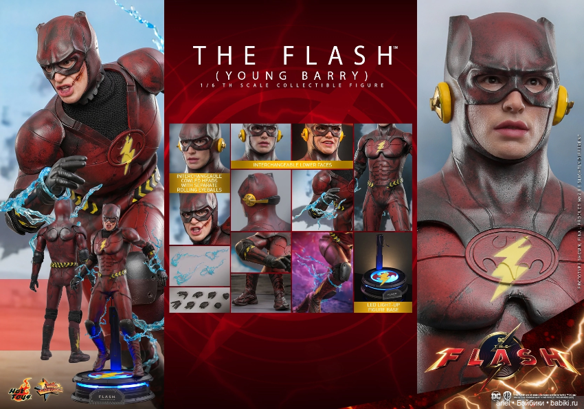 Hot Toys фигурка Флеша по фильму «Флэш» (фото 9)