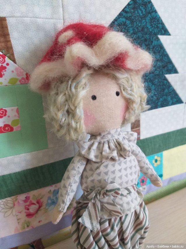 Мухоморчик - Повтор — Авторские текстильные куклы: Вальдорфские (фото 3)