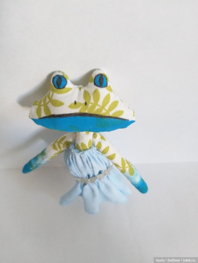 Снова лягушата. Веточка — Текстильные игрушки и примитивы: кофейные (фото 5)