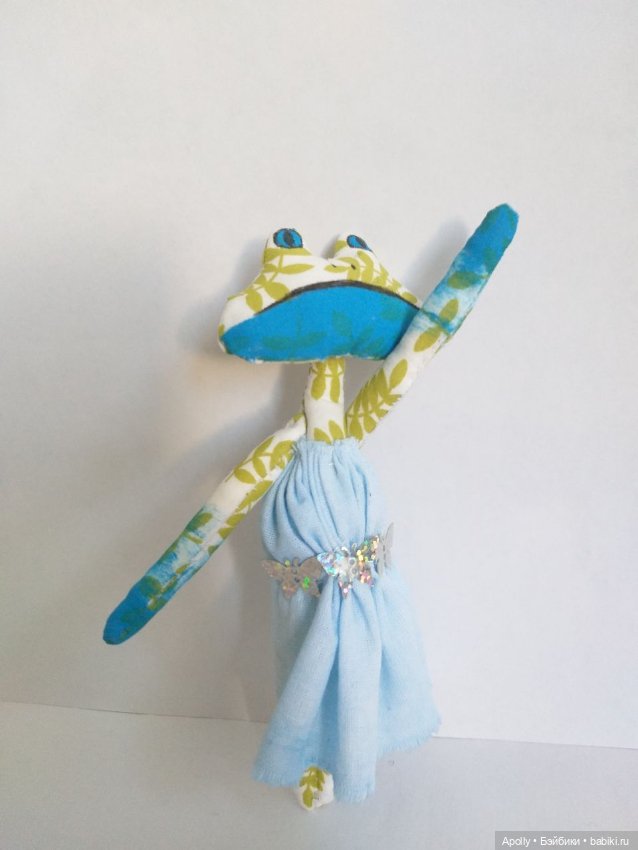 Снова лягушата. Веточка — Текстильные игрушки и примитивы: кофейные (фото 7)