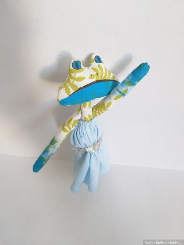 Снова лягушата. Веточка — Текстильные игрушки и примитивы: кофейные (фото 8)