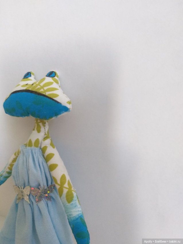 Снова лягушата. Веточка — Текстильные игрушки и примитивы: кофейные (фото 4)