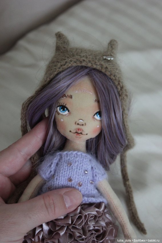 Вивьен и Бэмби 💜 — Авторские текстильные куклы: Вальдорфские